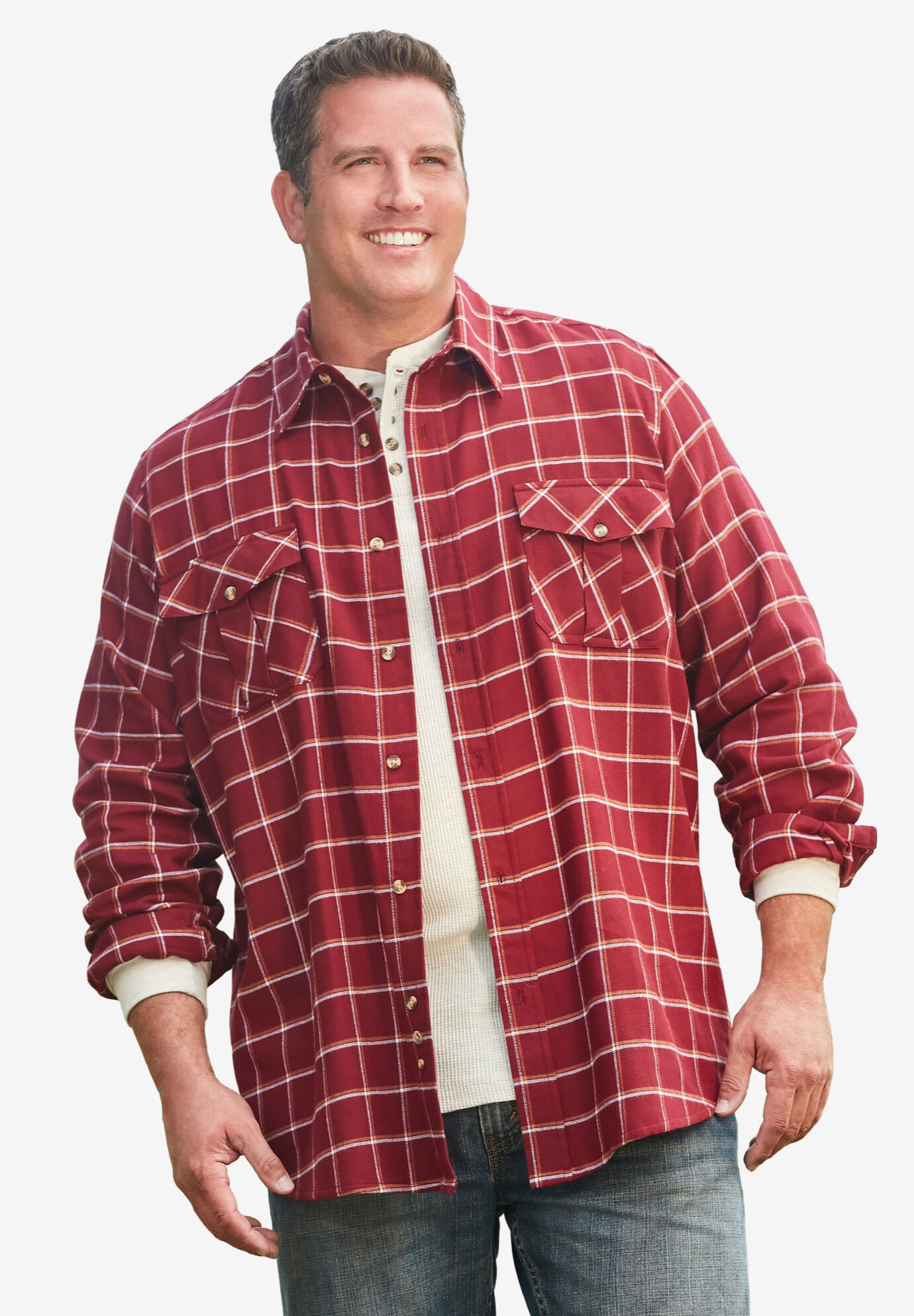 Plaid Flannel Shirt Onestopplus