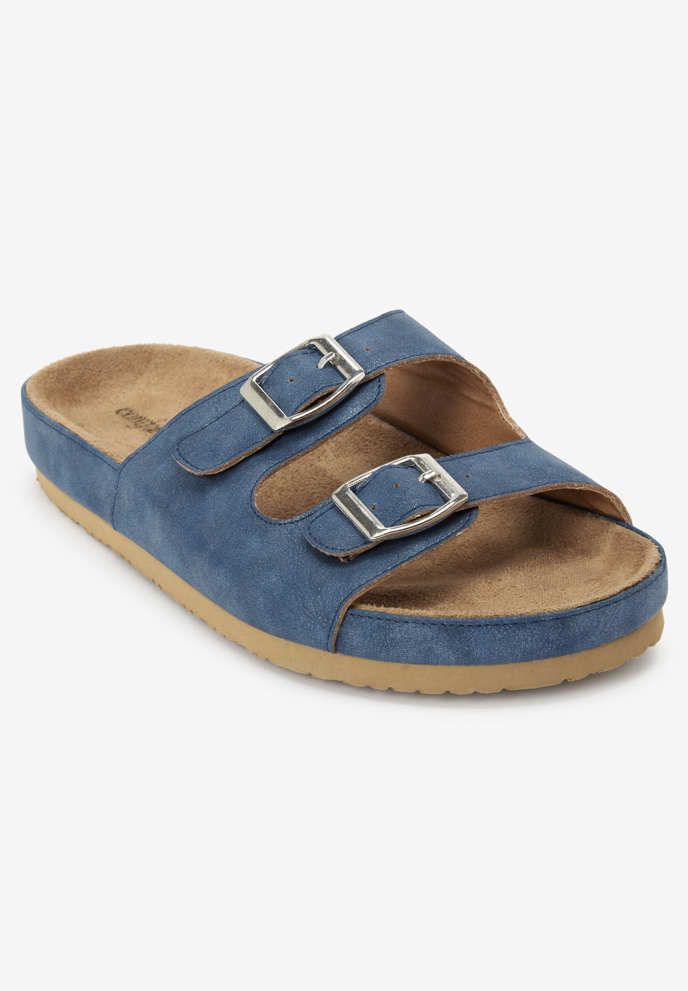 footbed sandals wide width