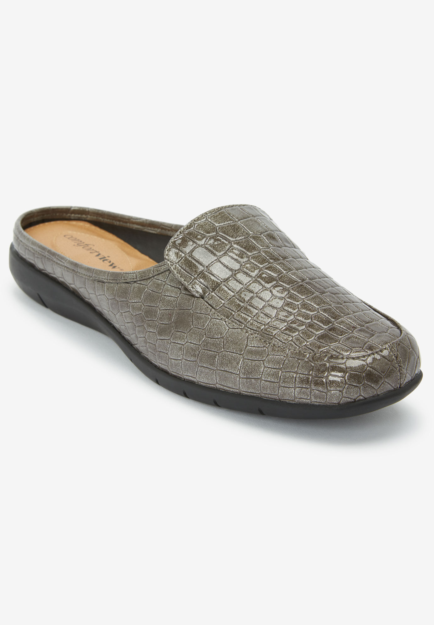 extra wide womens mules