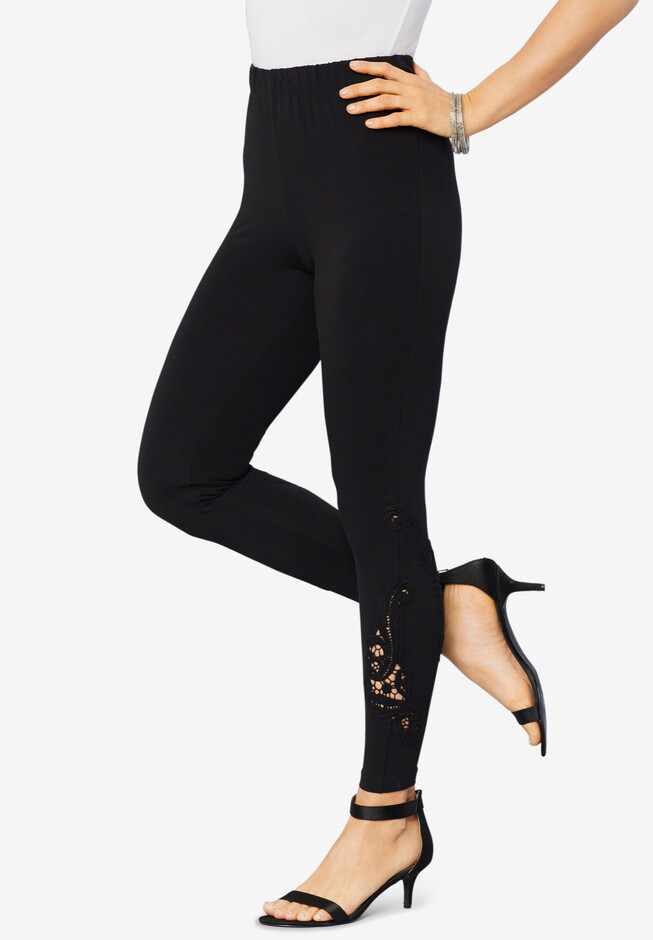 Roaman's Women's Plus Size Essential Stretch Capri Legging - 38/40