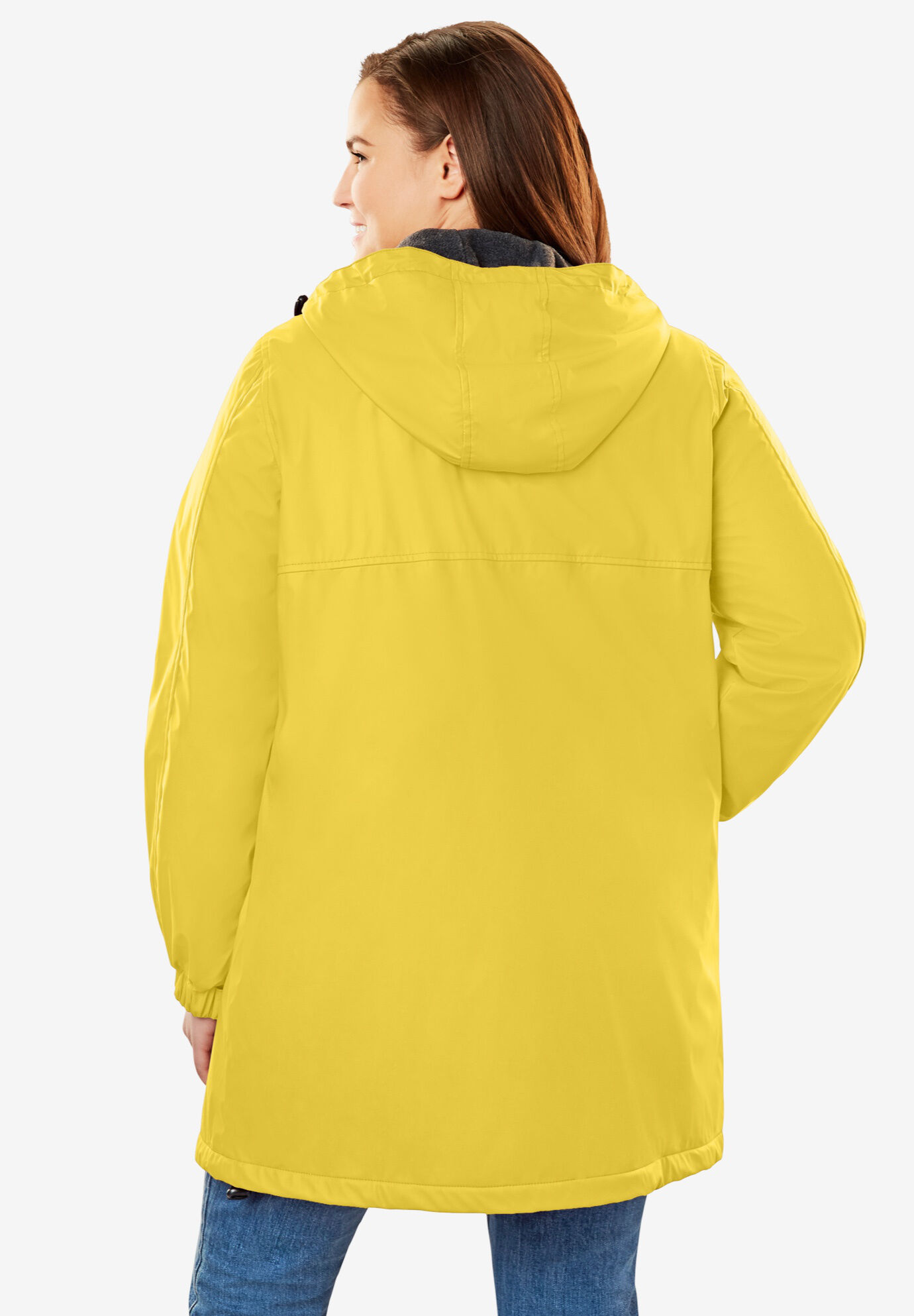 Women's yellow slicker best sale raincoat