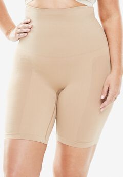 ShapEager Braless Body Shaper Girdle Control Waist Abdomen Hips & Legs Shapewear  Nude at  Women's Clothing store: Shapewear Bodysuits