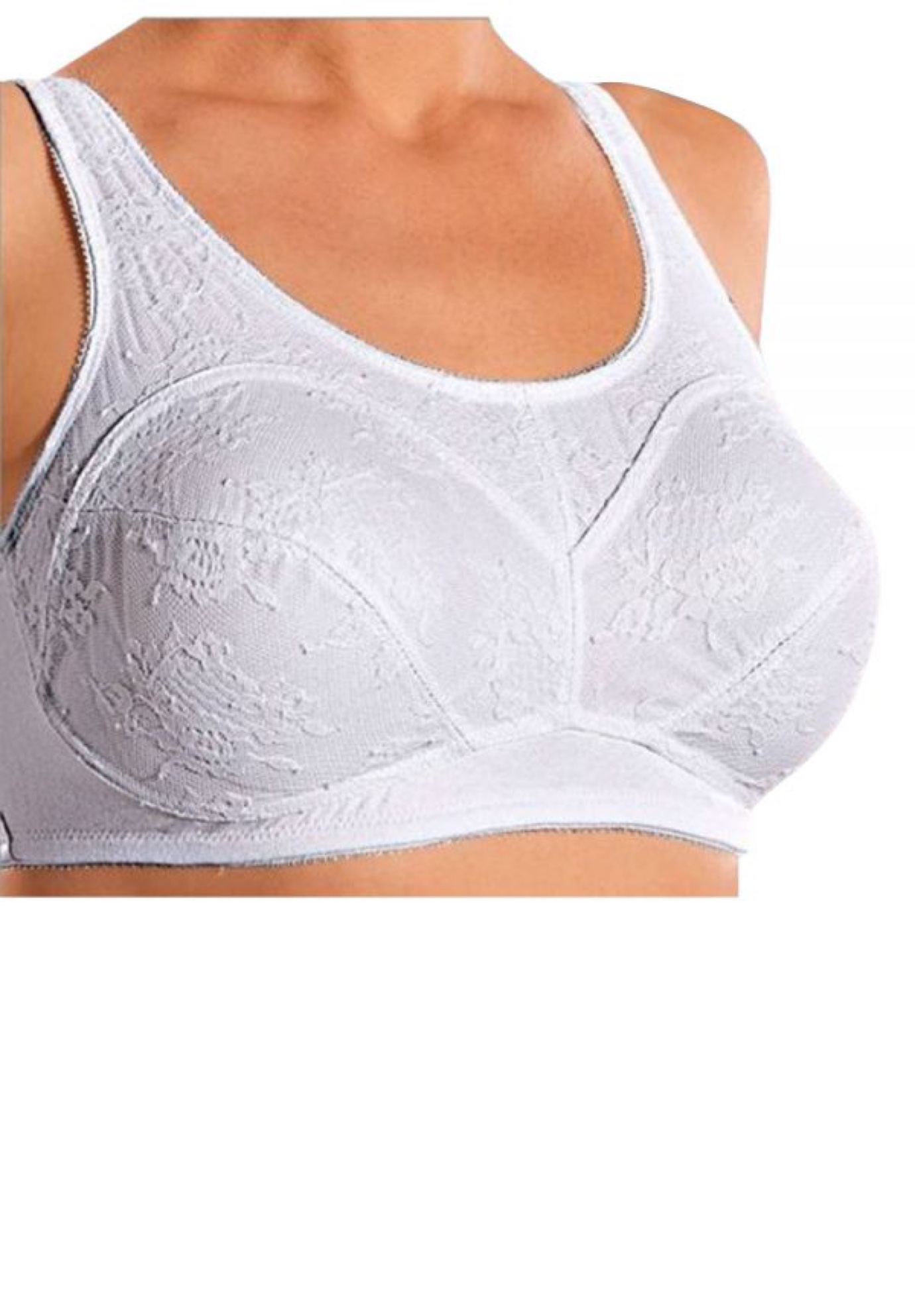 Full Figure Soft Cup Bra With Cotton Lining Onestopplus 