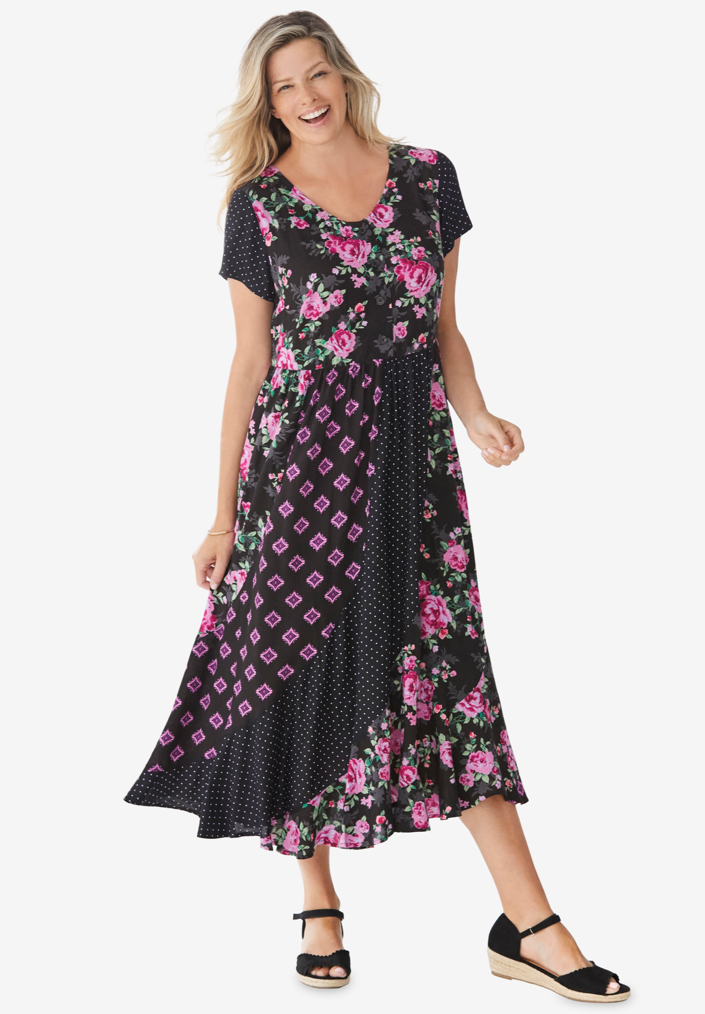 Rose Garden Maxi Dress | OneStopPlus