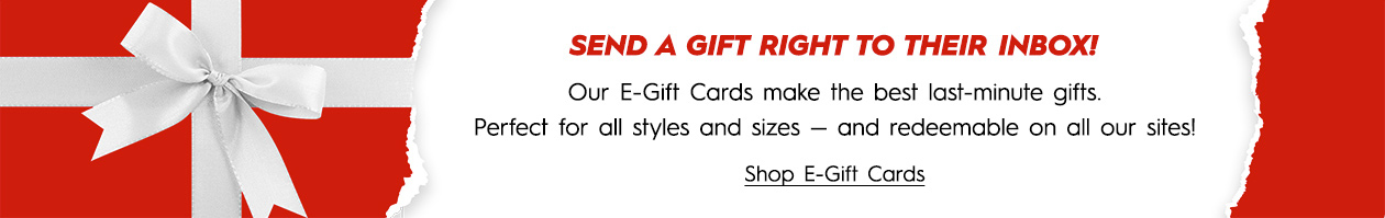 Send a gift right to their inbox shop e-gift cards